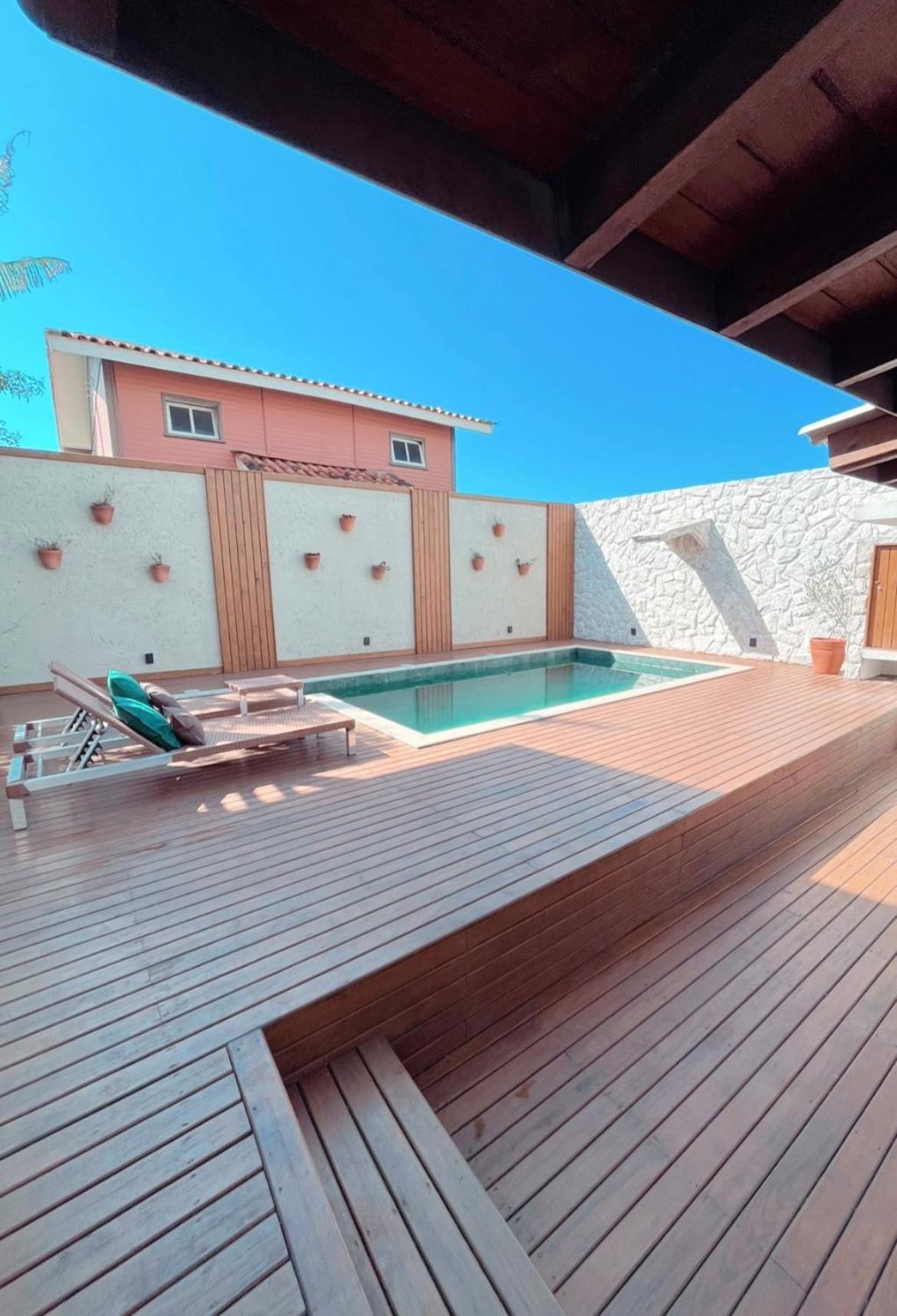 Casa Com Piscina Em Frente A Praia Do Santinho Florianópolis Εξωτερικό φωτογραφία